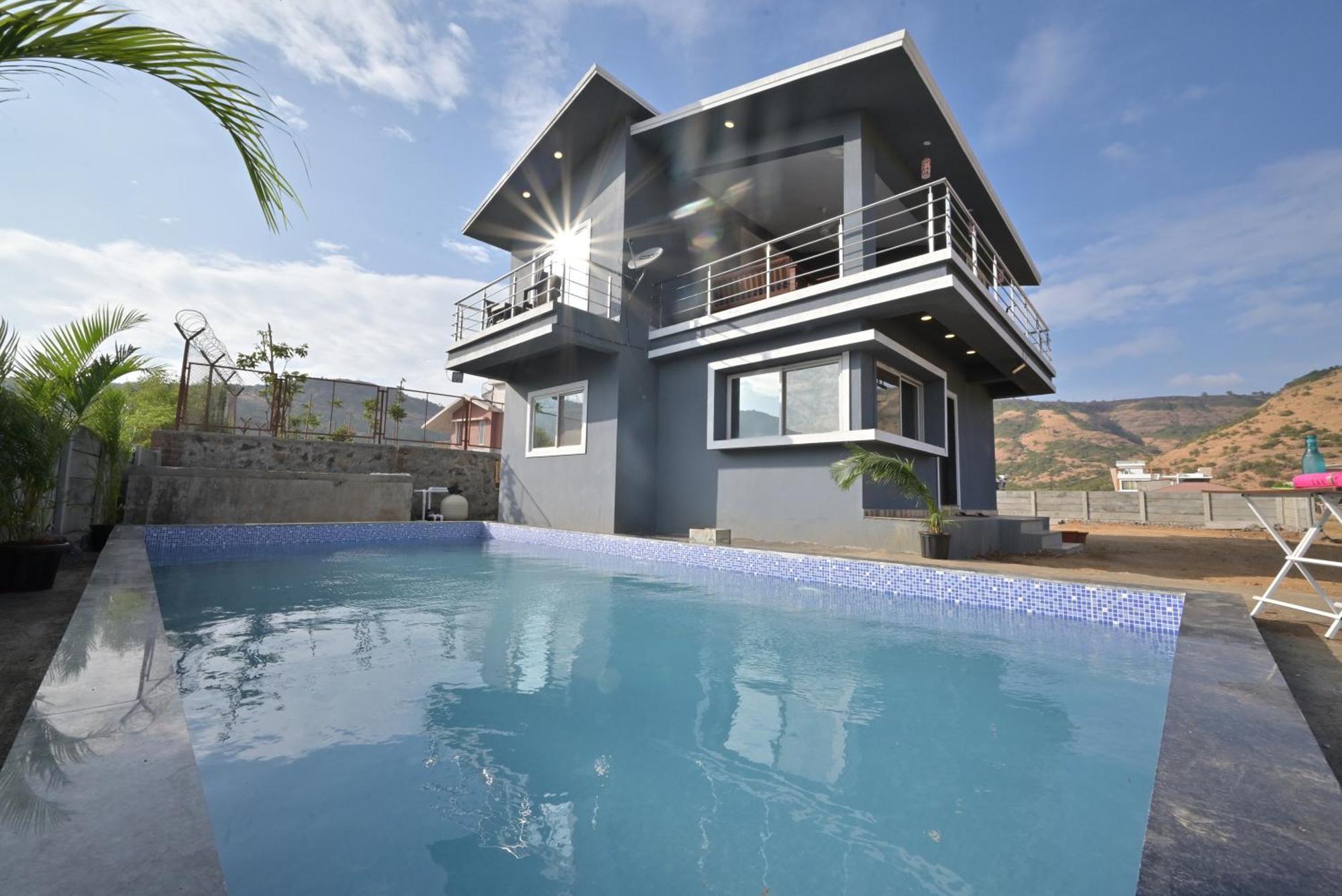Ll Empyrean Stay Ll Mirage Chalet Ll 4Bhk Ll Ac Ll Largest Pvt Pool Ll Лонавала Екстериор снимка