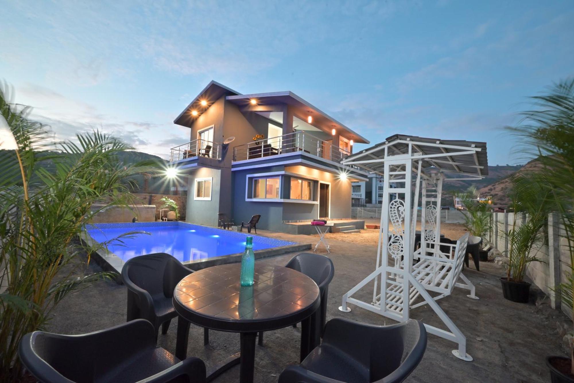 Ll Empyrean Stay Ll Mirage Chalet Ll 4Bhk Ll Ac Ll Largest Pvt Pool Ll Лонавала Екстериор снимка