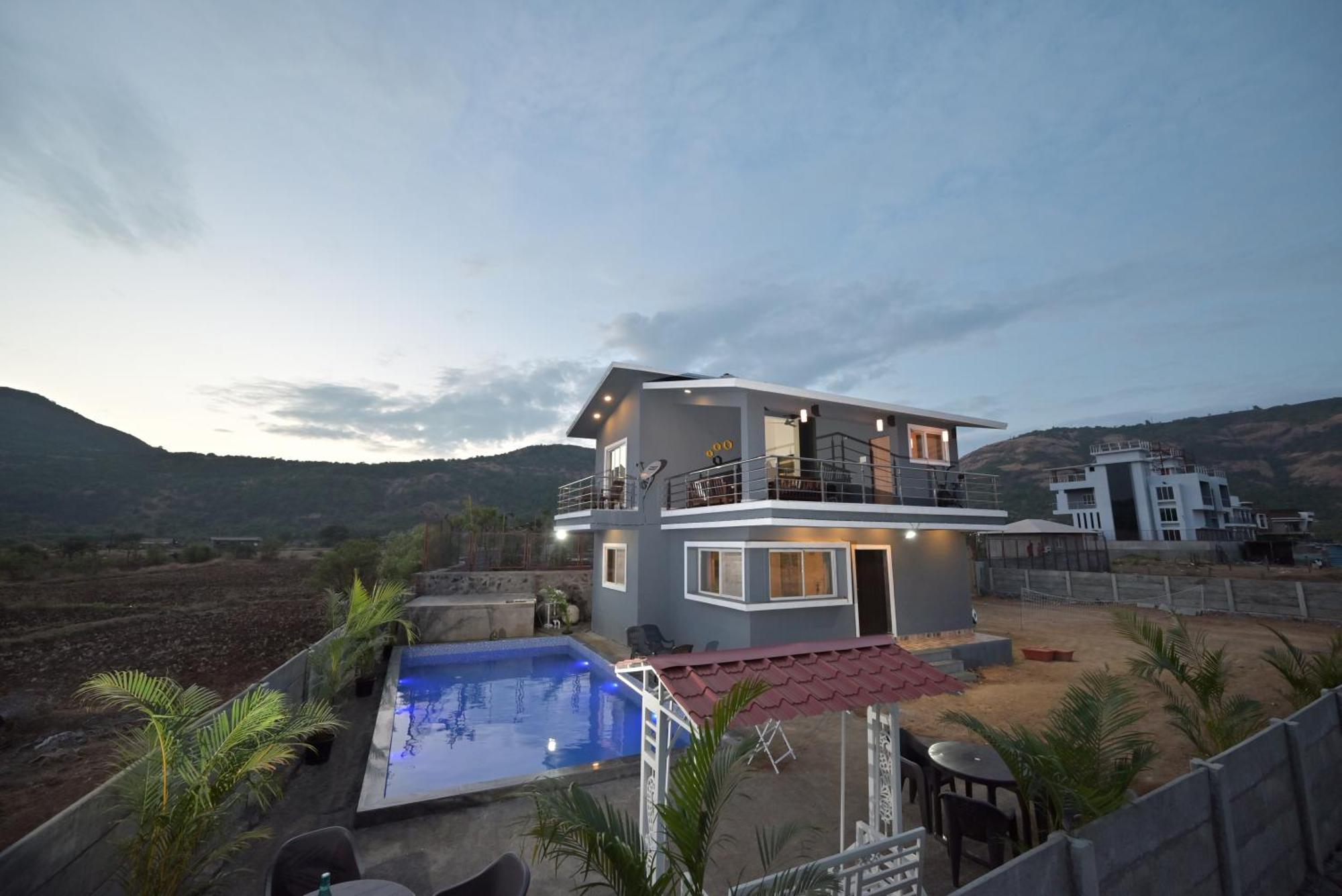 Ll Empyrean Stay Ll Mirage Chalet Ll 4Bhk Ll Ac Ll Largest Pvt Pool Ll Лонавала Екстериор снимка